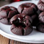 Chocolate Thumbprint Cookies
