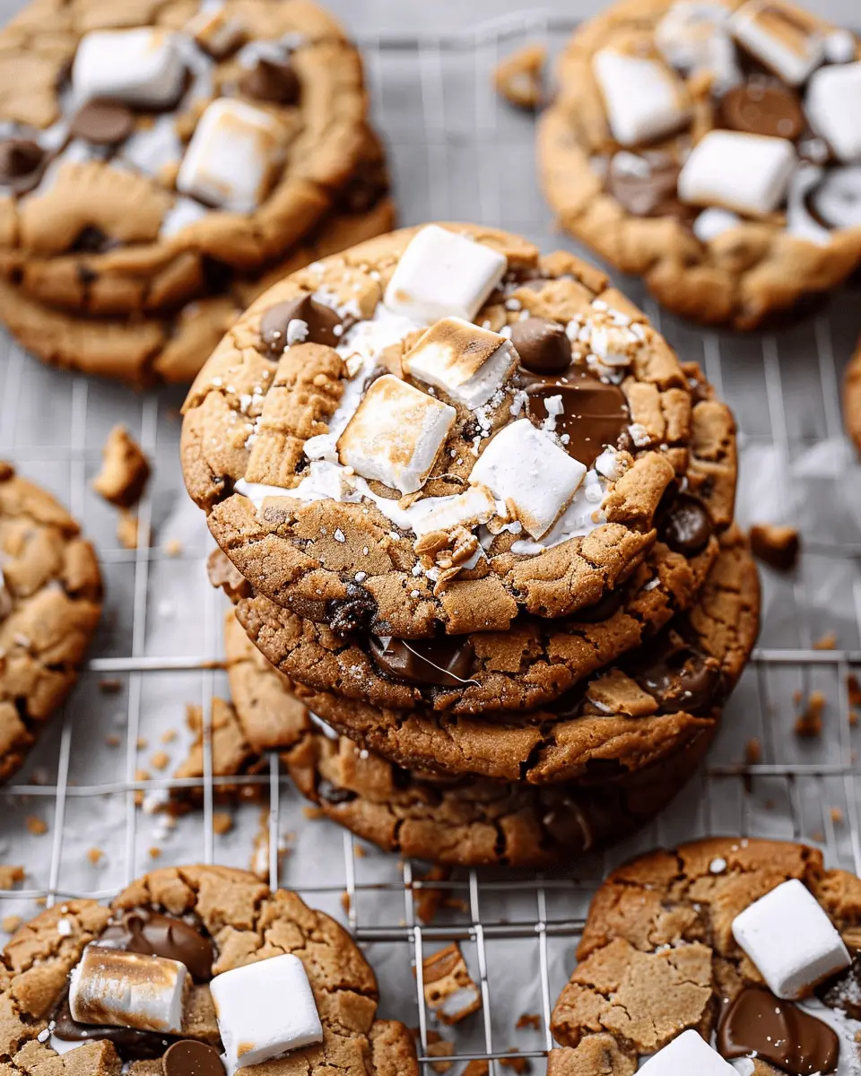 Large Gourmet S’mores Cookies: Indulgent Treats for Everyone