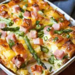 Ham and Asparagus Strata