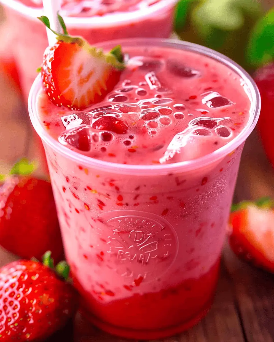 Strawberry Acai Refresher: The Easy, Energizing Summer Drink