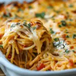 Cheesy Chicken Spaghetti Casserole Recipe