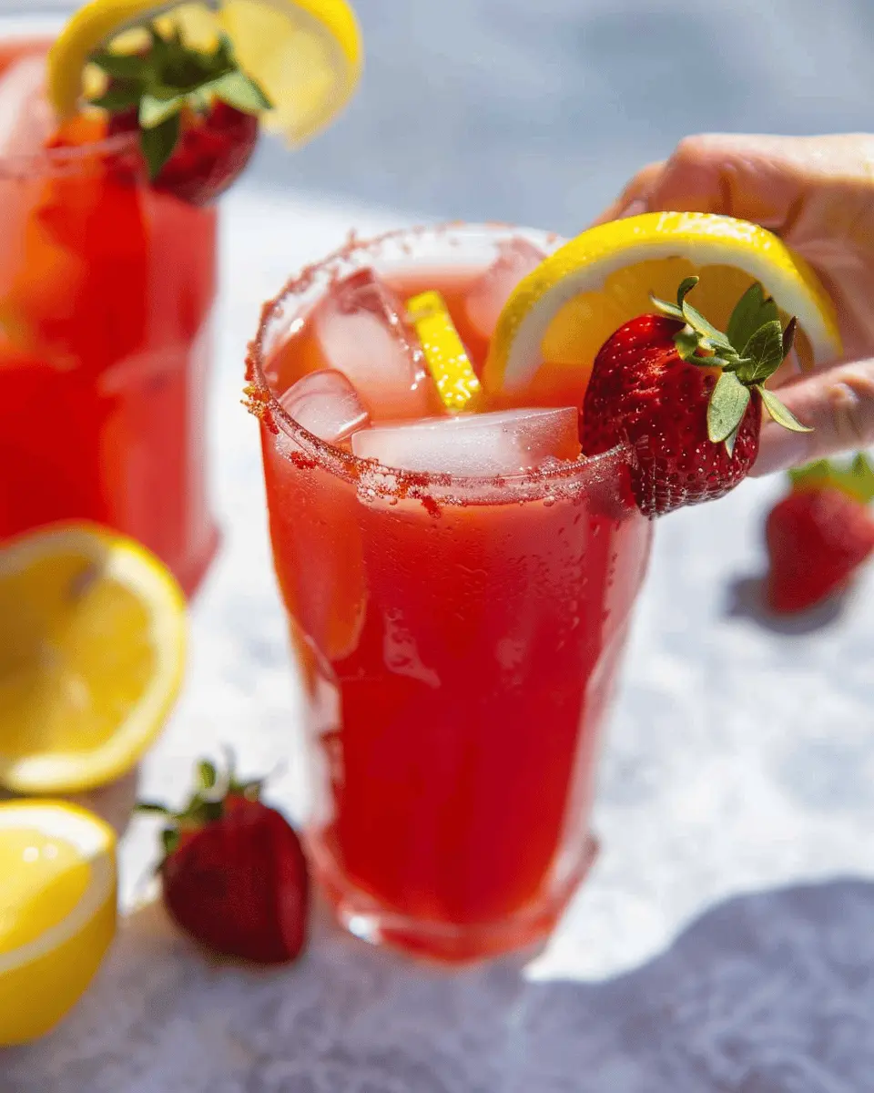 Hibiscus Tea Strawberry-Lemonade Refresher: The Best Summer Sip