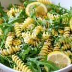 Lemon Arugula Pasta Salad Print Recipe