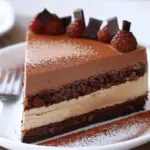 Triple Chocolate Mousse Torte