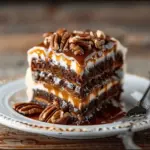 Turtle Caramel Cake
