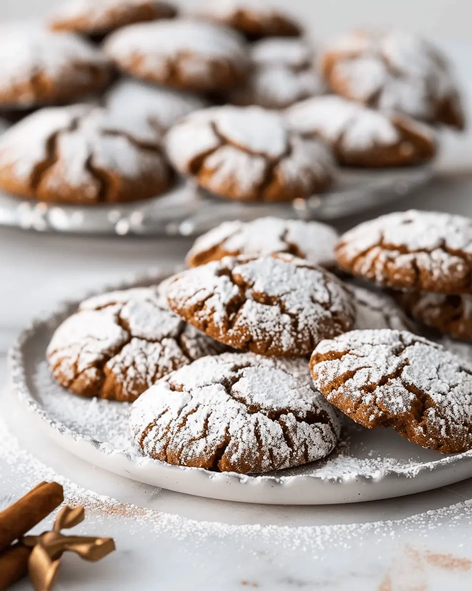 Gingerbread Crinkle Cookies Recipe: Easy Holiday Treats for All