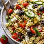 Greek Olive Pasta Salad