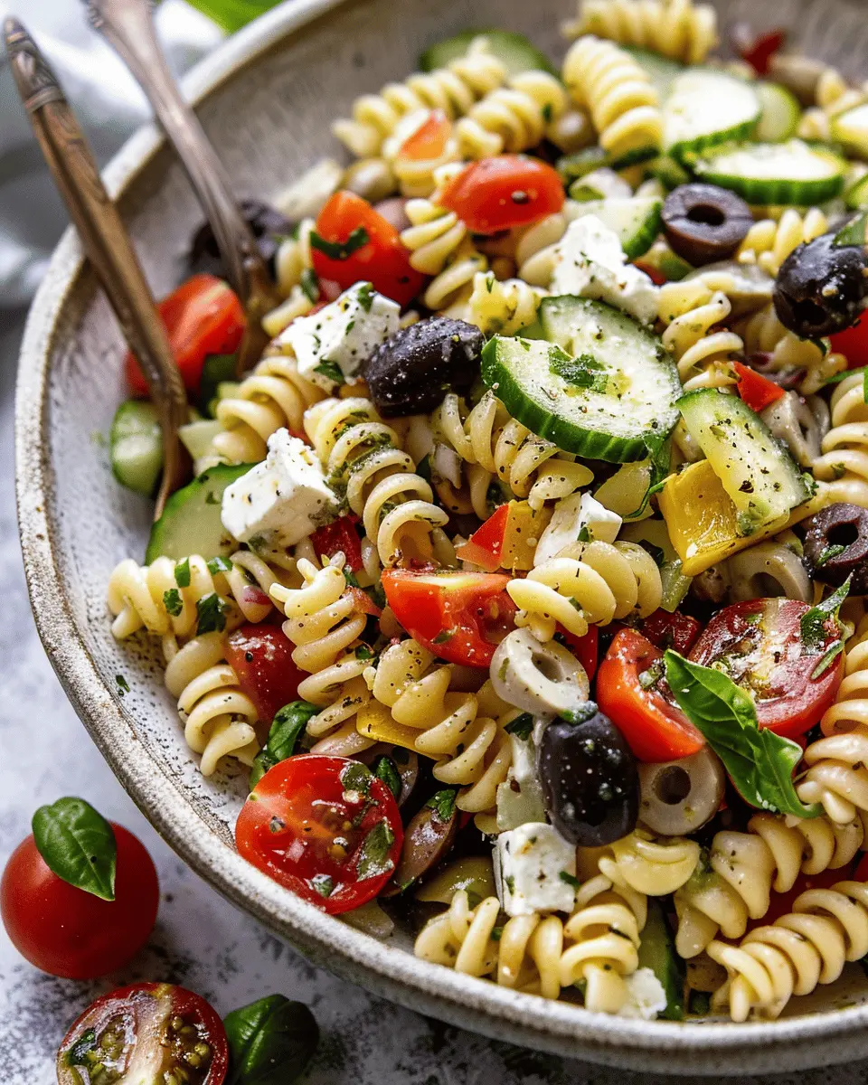 Greek Olive Pasta Salad: The Best Easy Recipe for All Occasions