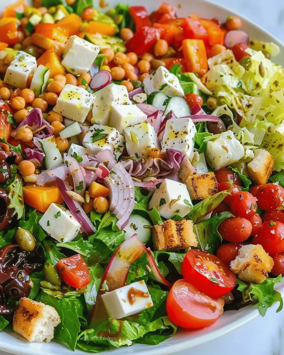 Italian Chopped Salad: Easy & Delicious with Turkey Bacon and Chicken Ham