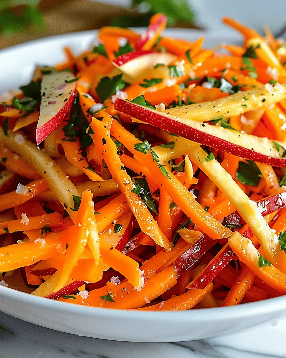 Carrot Apple Salad: A Fresh, Crunchy Delight for Any Meal