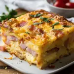 Ham and Cheese Breakfast Casserole