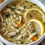 Crockpot Lemon Chicken Soup