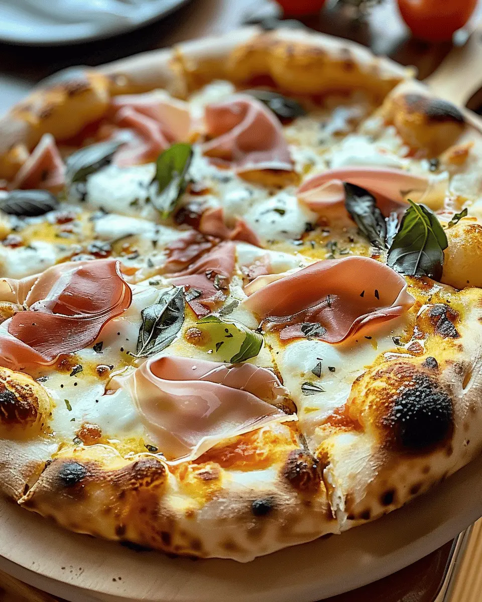 White Pizza with Prosciutto: An Indulgent Twist on Tradition