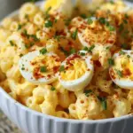 Deviled Egg Macaroni Salad
