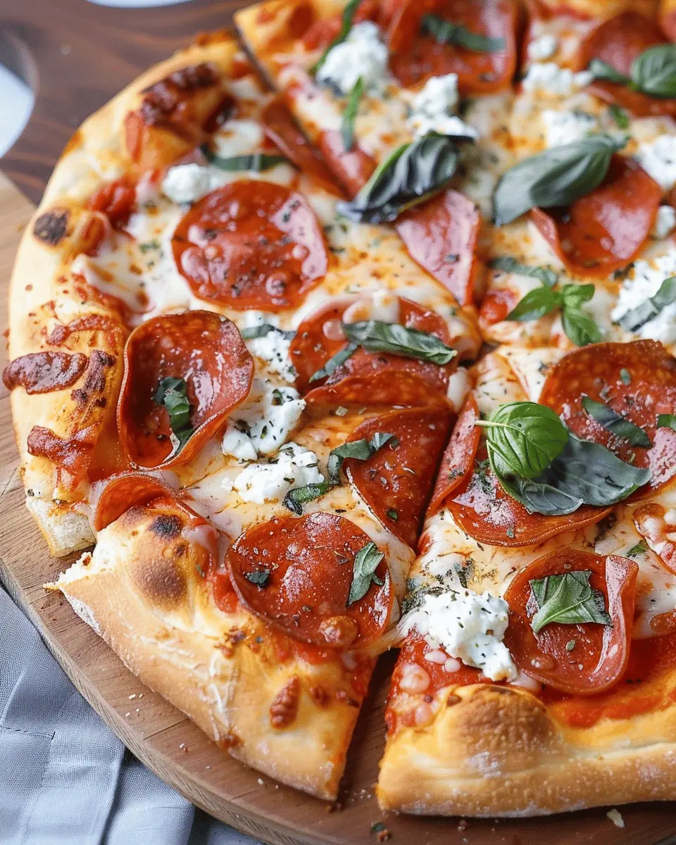 Hot Honey Pepperoni Ricotta Pizza: Best Ever Homemade Delight