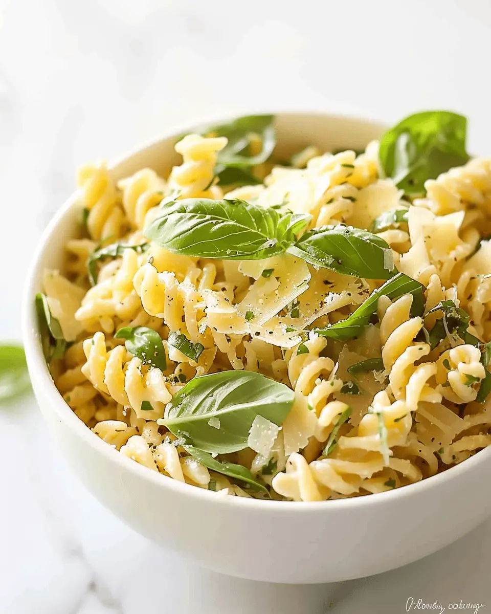 Basil Lemon Pasta Salad: The Best Easy Recipe for Fresh Flavor