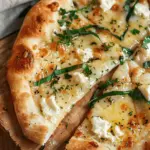 Crispy White Pizza with Ricotta and Asiago