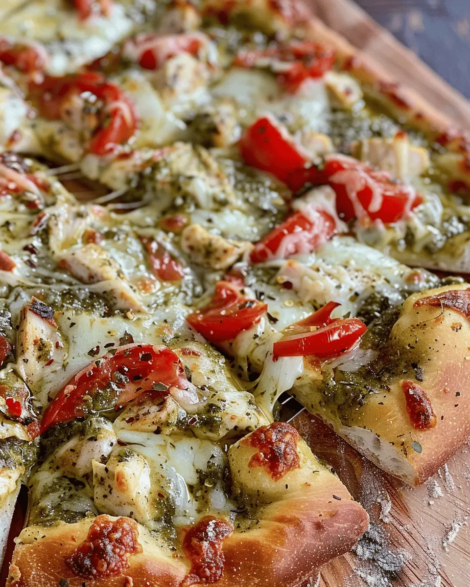 Pesto Chicken Pizza: Easy Homemade Delight for Every Home Chef