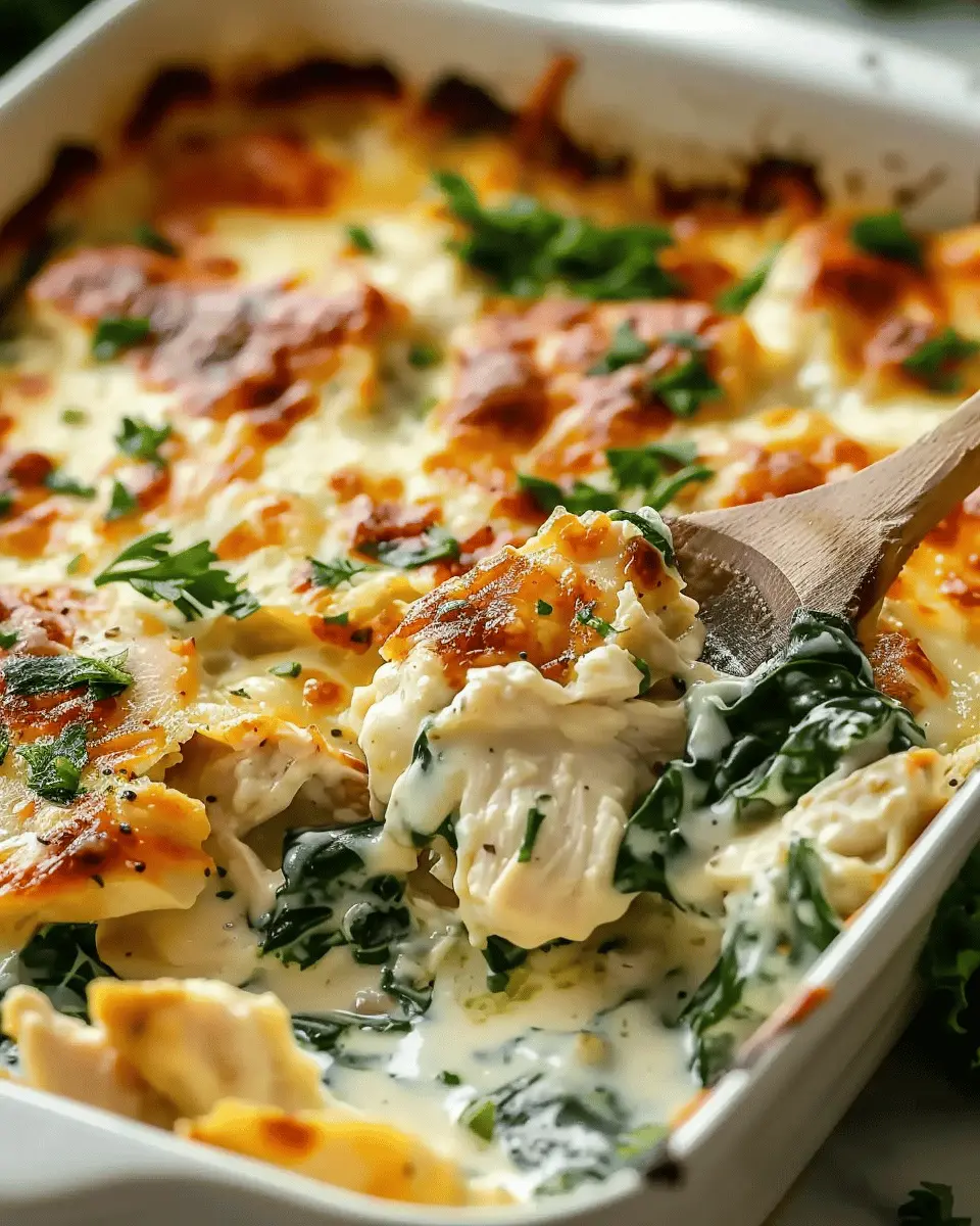 Creamy Chicken and Spinach Casserole: The Best Comfort Food Delight