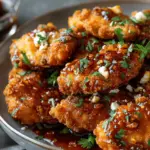 Crispy Hot Honey Feta Chicken