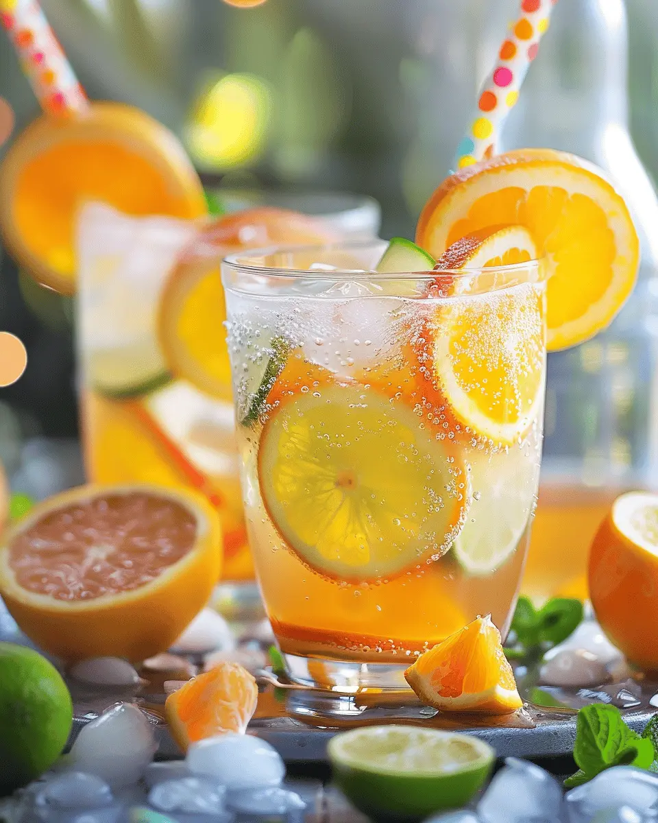 Sparkling Citrus Punch: Refreshing and Easy for Any Occasion