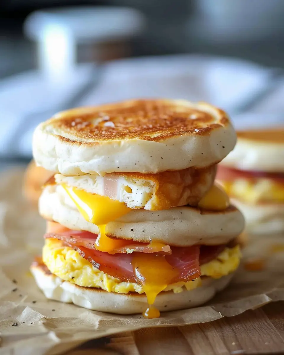 Freezer Breakfast Sandwiches