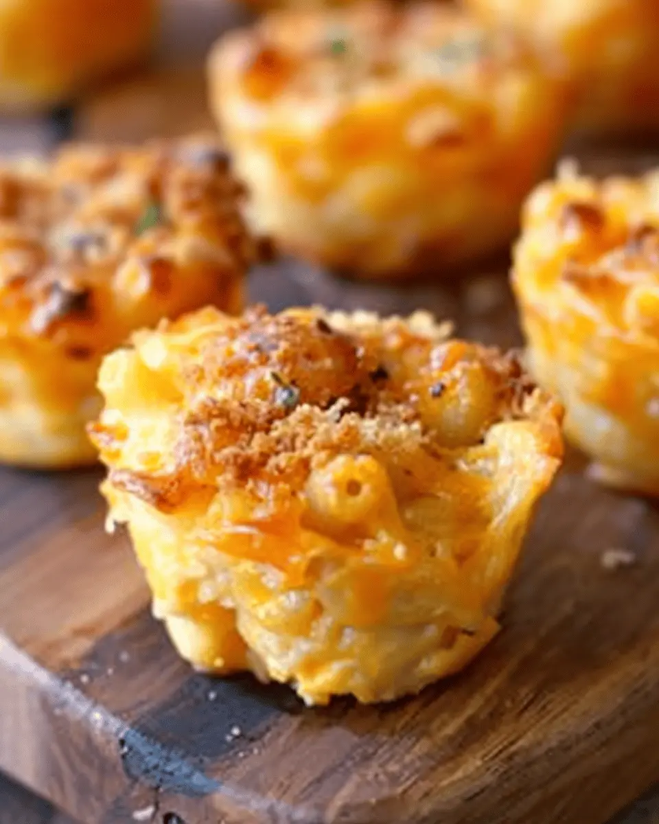 Baked Mac and Cheese Cups: Easy Turkey Bacon Delight for All