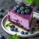 No Bake Blueberry Cheesecake