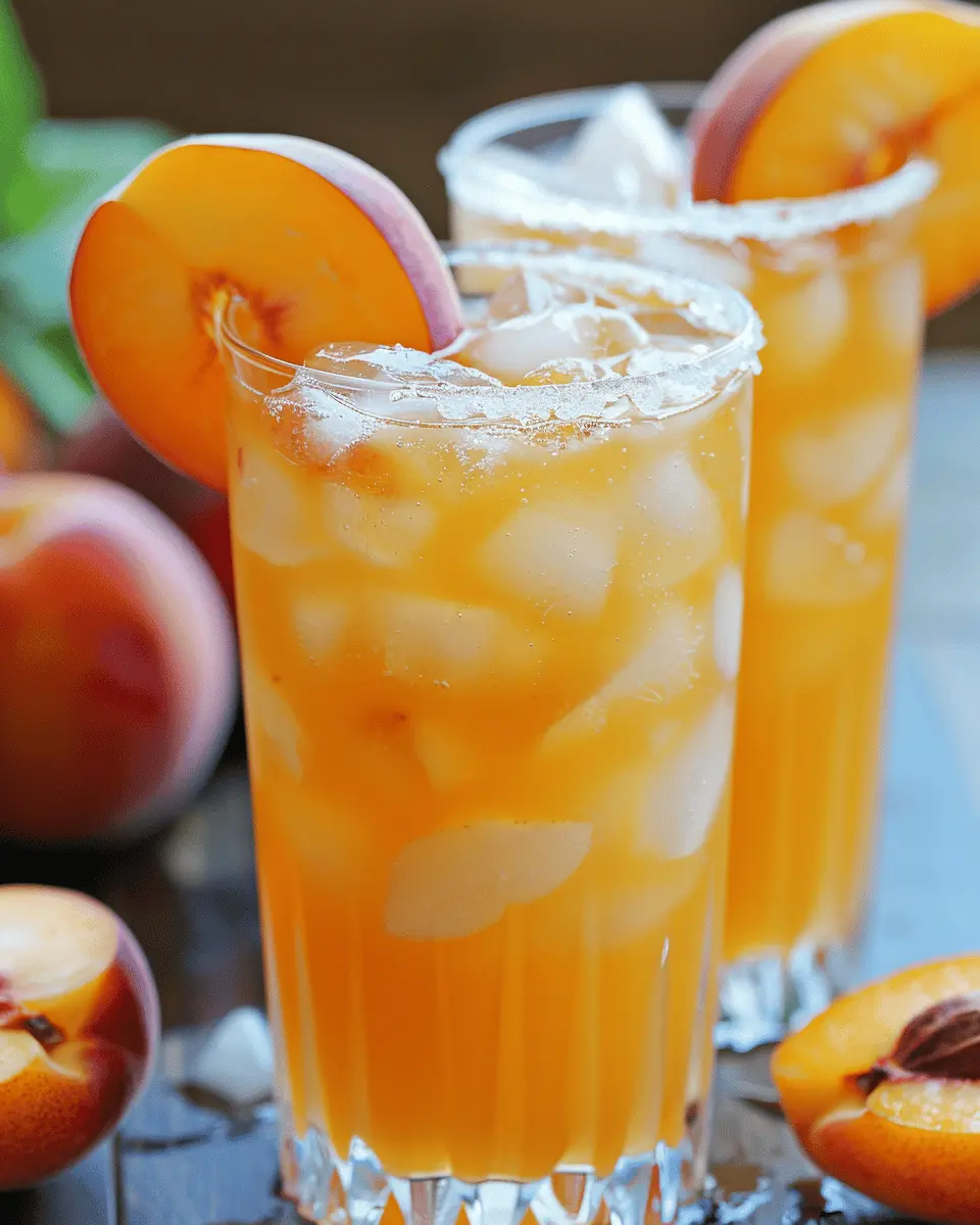 Peachy Keen Cooler: The Refreshing Drink You’ll Love This Summer