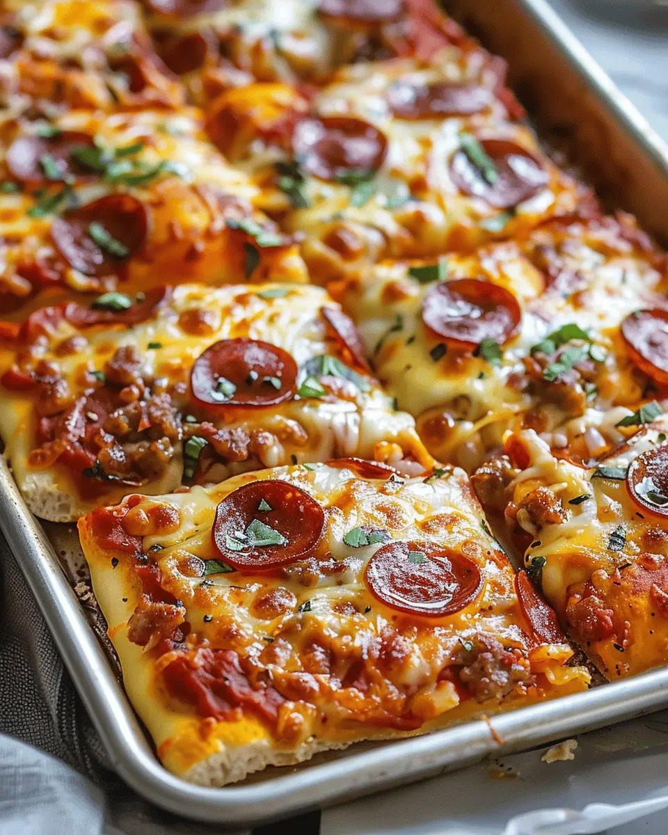 Homemade Sheet Pan Pizza: Easy Turkey Bacon & Chicken Ham Delight