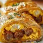 Sausage Egg & Cheese Roll-Ups