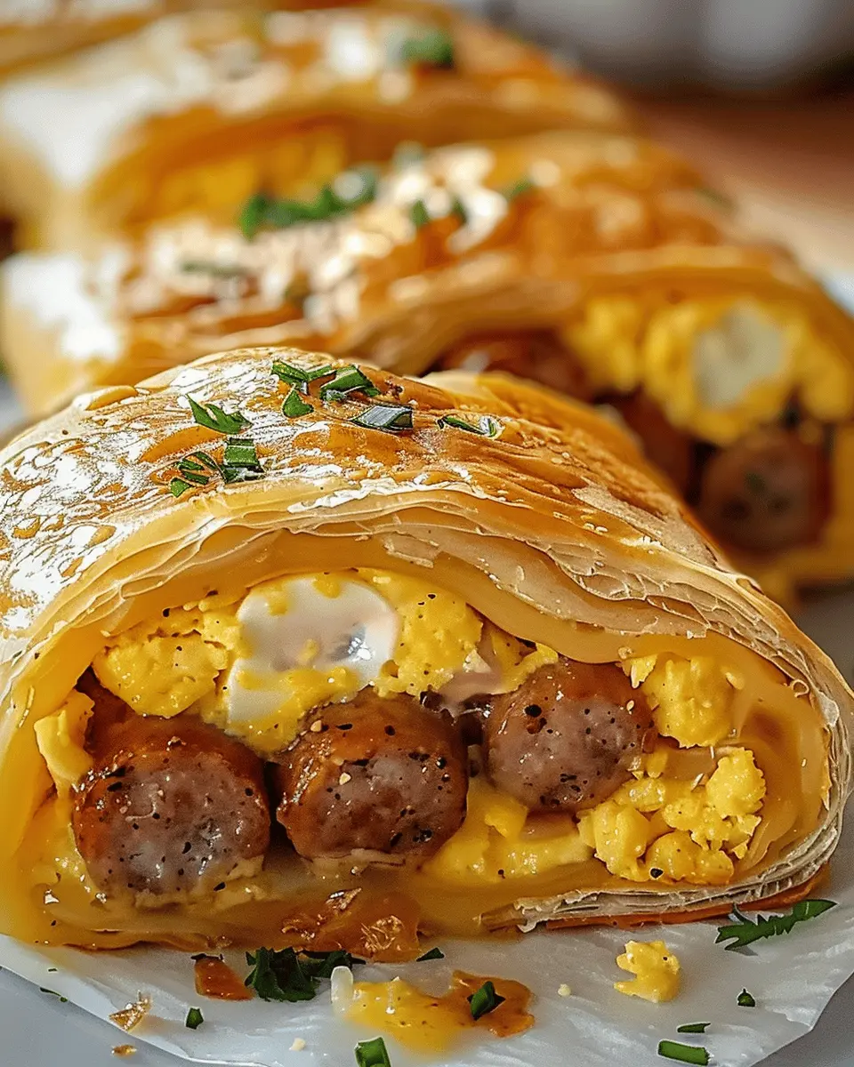 Sausage Egg Cheese Roll-Ups: Easy and Flavorful Breakfast Treats