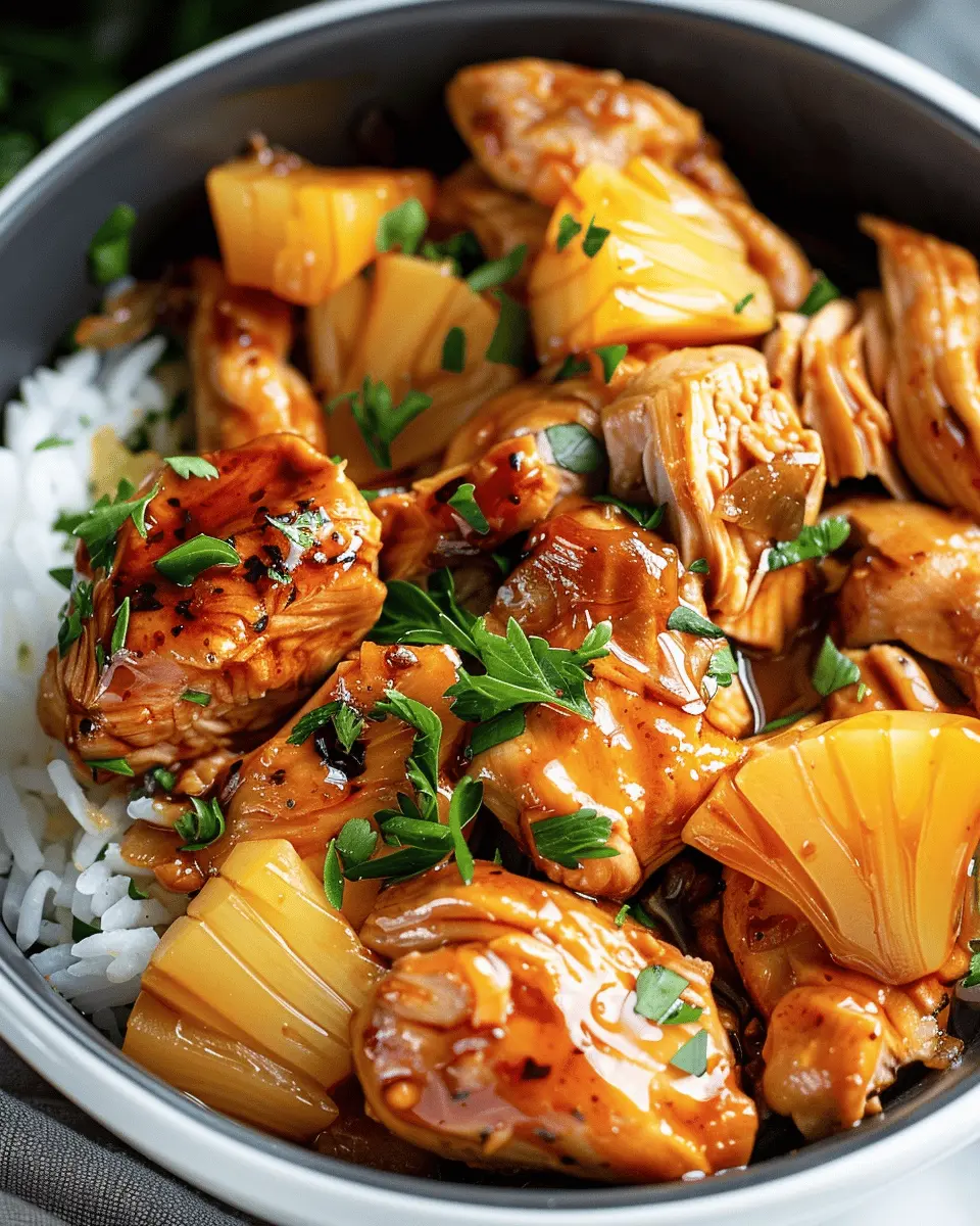 Crockpot Hawaiian Chicken: Easy Dish for a Flavorful Family Meal