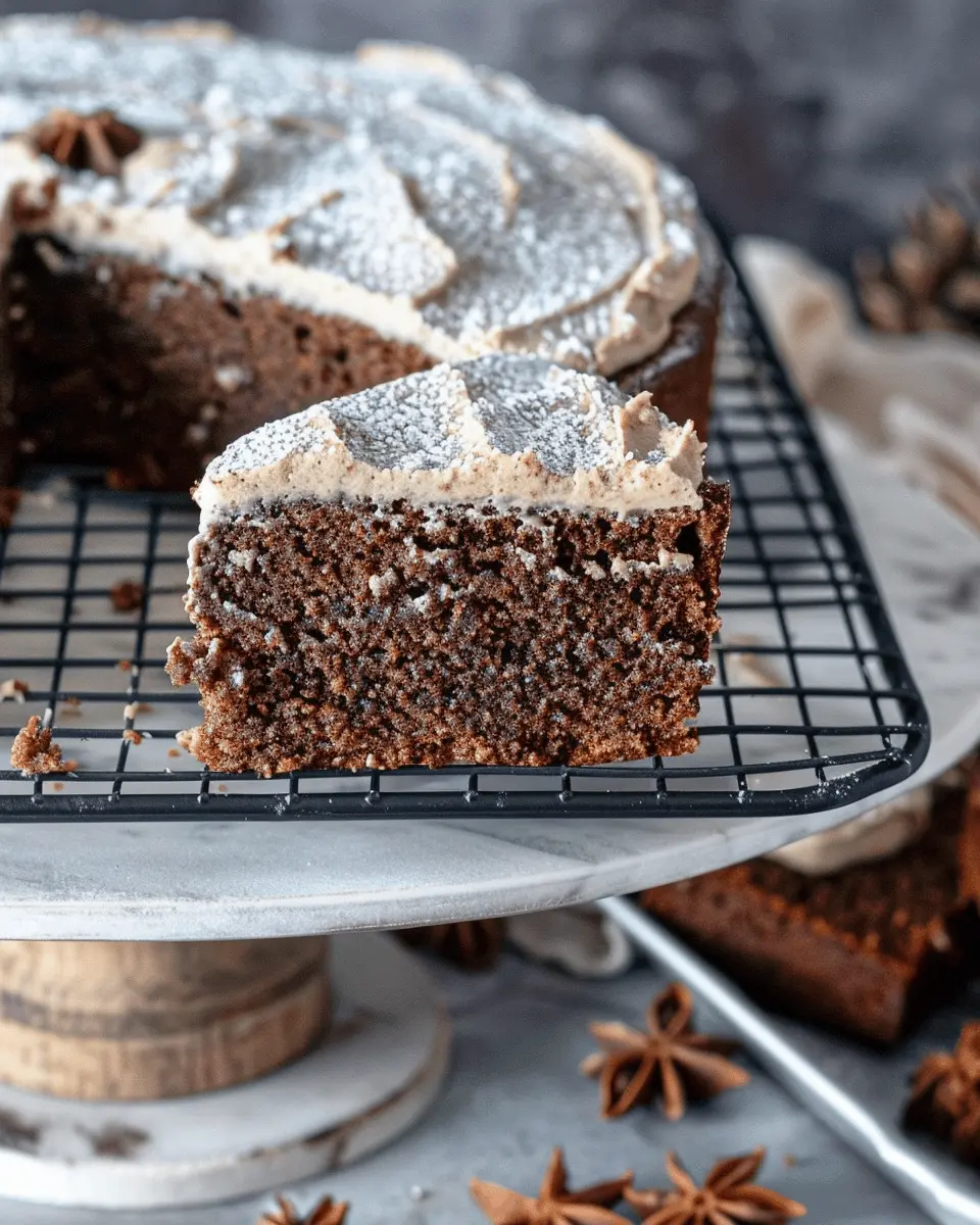 Healthy Gingerbread Cake Recipe