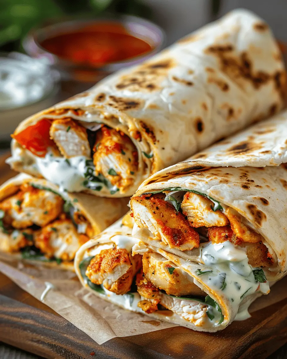 Crispy Air Fryer Chicken Mozzarella Wraps: A Guilt-Free Delight