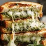 Sourdough Pesto Grilled Cheese