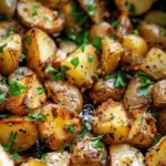 Crockpot Parmesan Roasted Potatoes