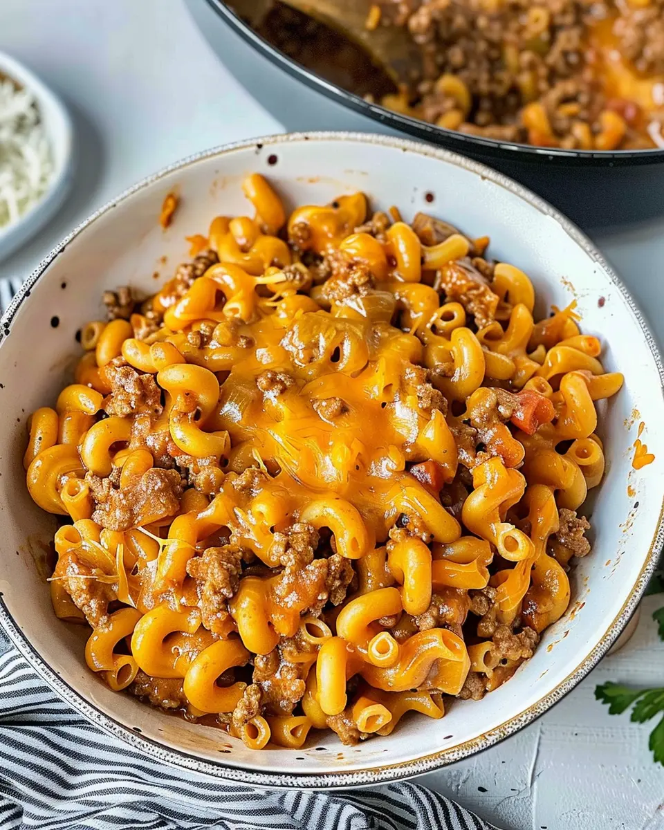Homemade Hamburger Helper: Easy Comfort Food with Turkey Bacon