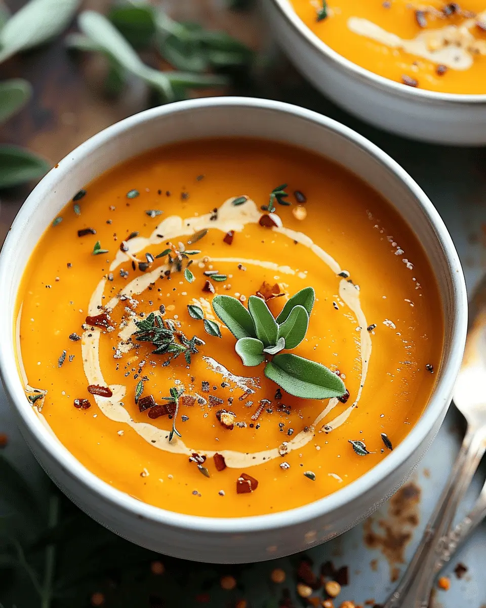 Spicy Butternut Squash Soup: A Cozy Delights with Turkey Bacon