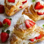 Strawberries and Cream Puff Pastries