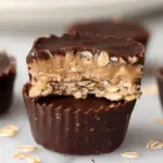 Easy No Bake Peanut Butter Oat Cups
