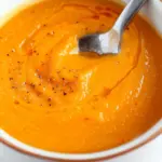 Roasted Butternut Squash Soup with Apple