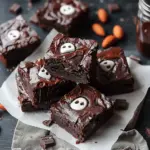 Ghostly Ganache Brownies