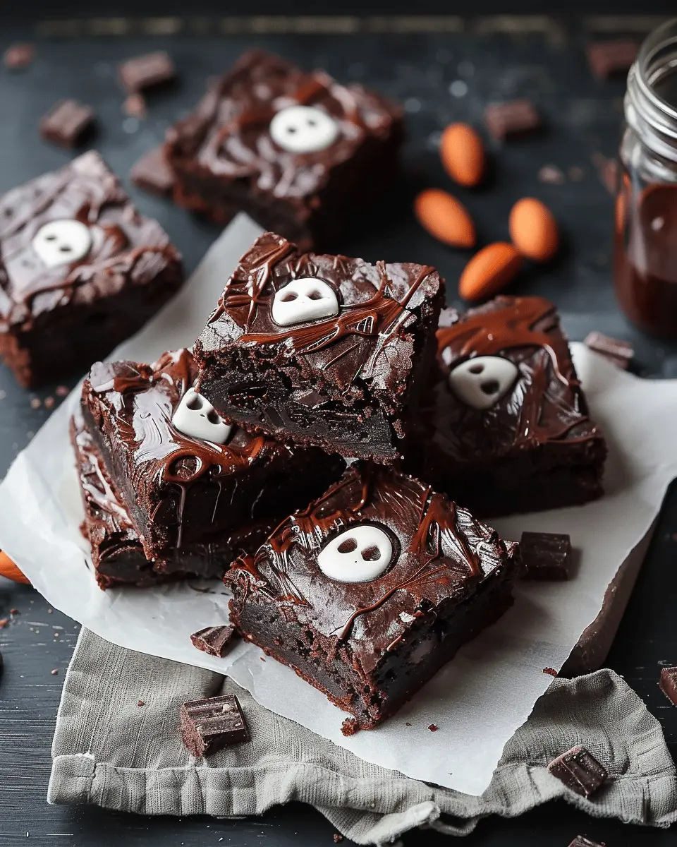 Ghostly Ganache Brownies: The Indulgent Treat You Need to Bake