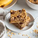 Banana Oatmeal Bars