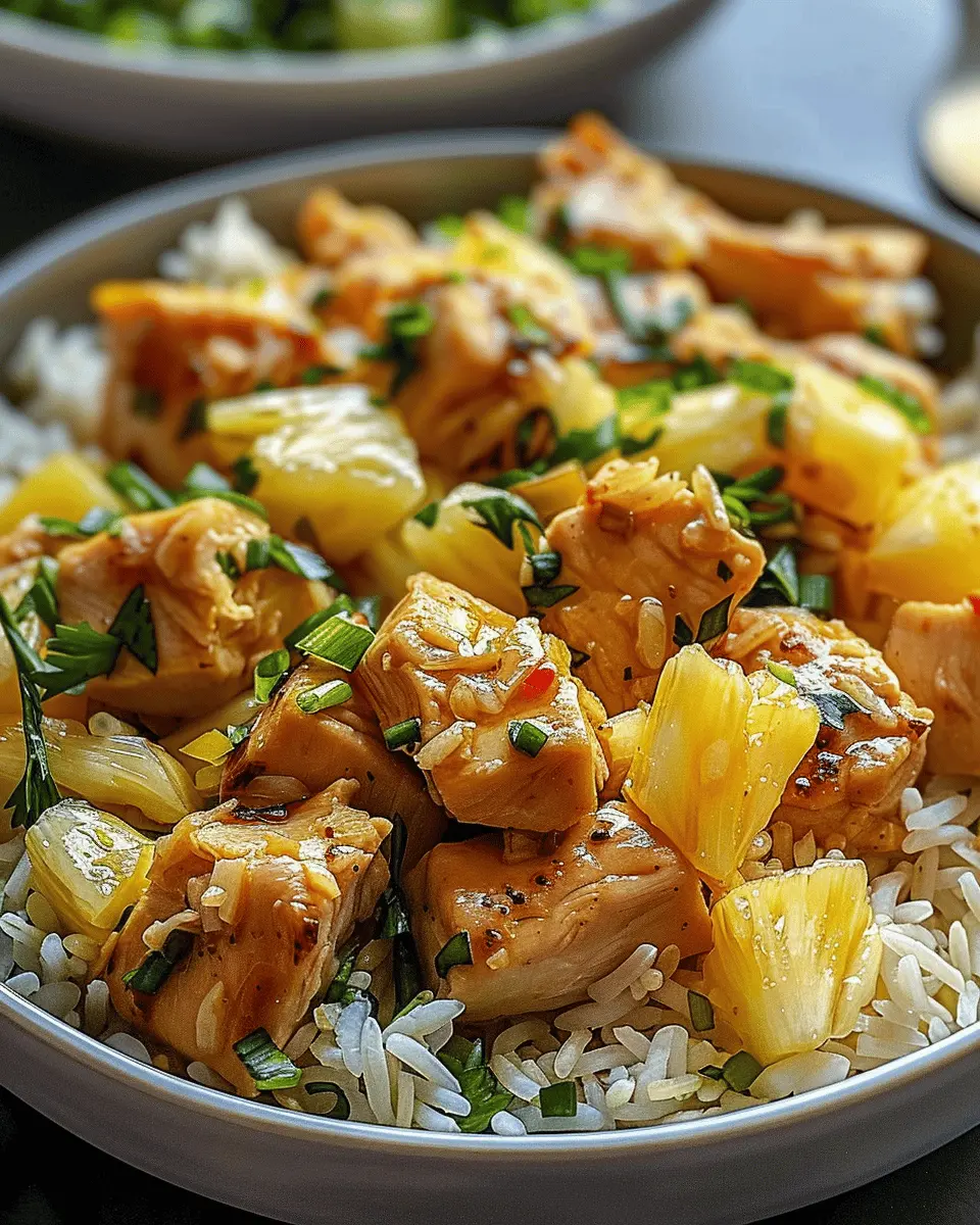 Pineapple Chicken and Rice Delight: A Juicy Twist You’ll Love