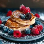 Cottage Cheese Pancakes with Berries