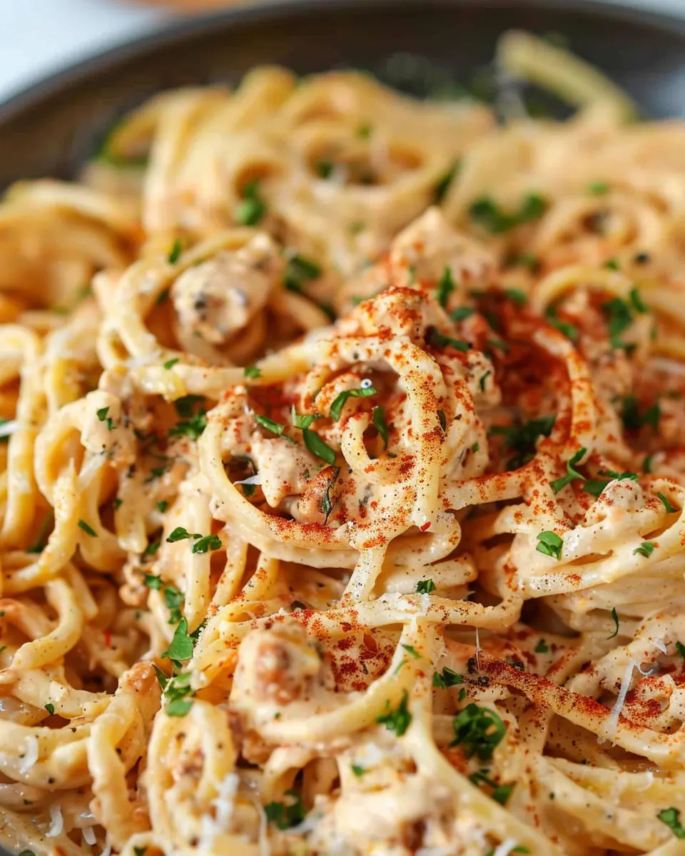 Marry Me Pasta: A Creamy Indulgence with Turkey Bacon and Chicken Ham