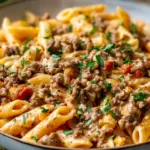 High Protein Creamy Beef Pasta Recipe for Quick Weeknight Dinners