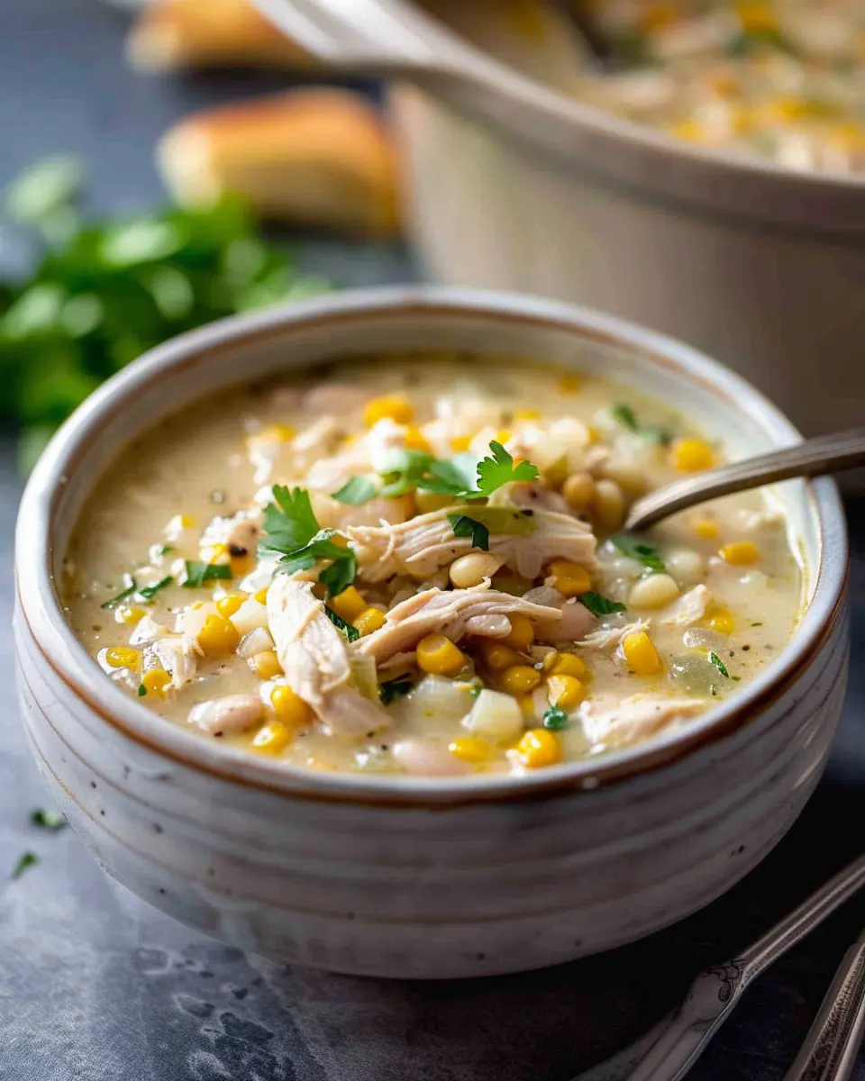 Flavorful Crockpot White Chicken Chili Soup: A Cozy Comfort Dish